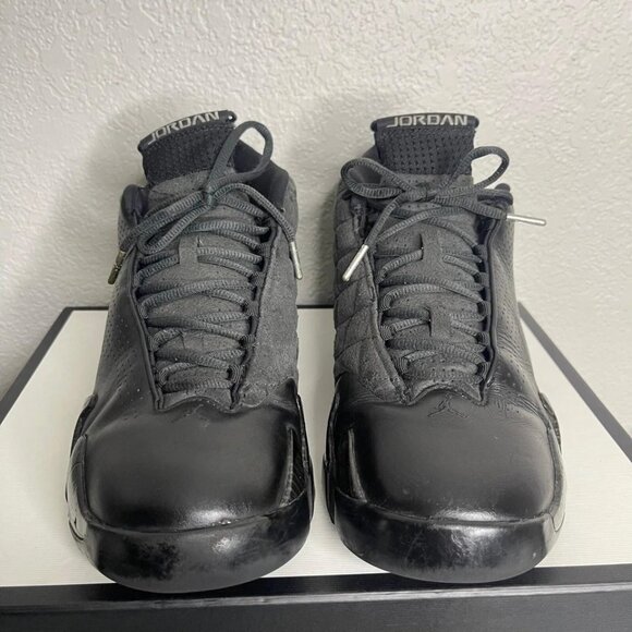Nike Air Jordan 14 Retro SE Black Ferrari BQ3685-001 Quilted Lace up Men's 12 US